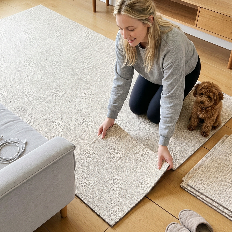 Relay™ Pet Carpet Tiles